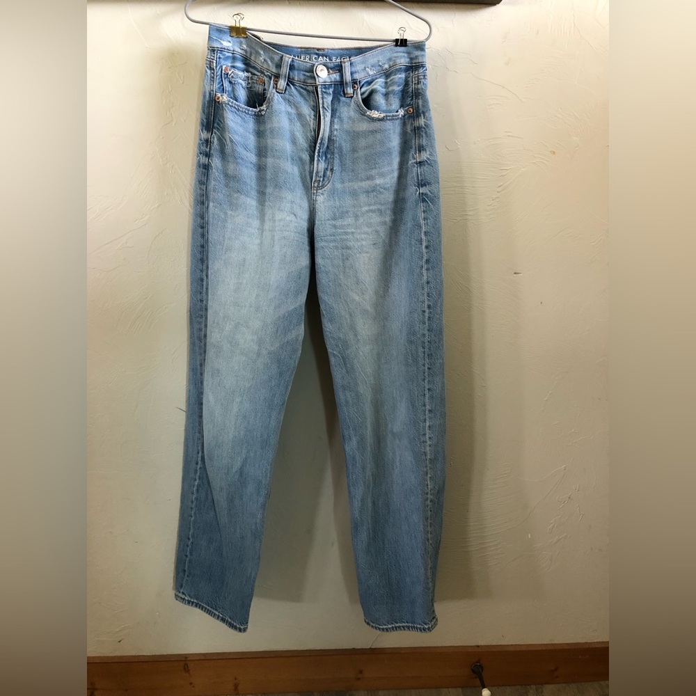 AE American Eagle Baggy Mom Jeans 6 Excellent